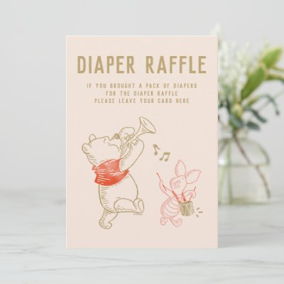 Winnie the Pooh and Pals Winter Baby Shower Invitation