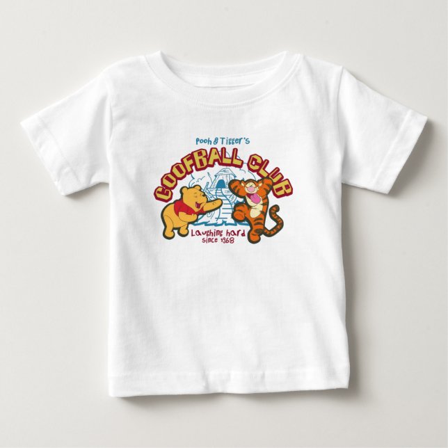 Winnie the Pooh and Tiggers Goofball Club Baby T-Shirt (Front)