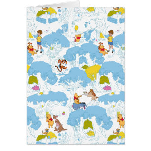 Winnie the Pooh At the Honey Tree Pattern Cards
