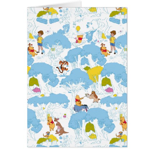 Winnie the Pooh | At the Honey Tree Pattern Cards (Front)