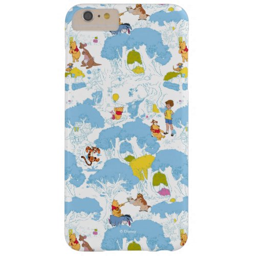 Winnie the Pooh  At the Honey Tree Pattern Barely There iPhone 6 Plus Case