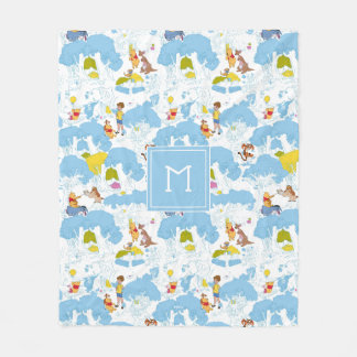Winnie the Pooh | At the Honey Tree Pattern Fleece Blanket
