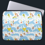 Winnie the Pooh | At the Honey Tree Pattern Laptop Sleeve<br><div class="desc">Check out this cute pattern featuring Winnie the Pooh,  Christopher Robin,  Tigger,  Eeyore,  Piglet,  Kanga,  Roo,  Owl and the Honey Tree.</div>