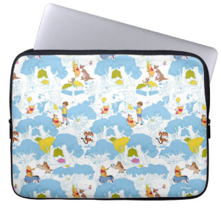 Winnie the Pooh | At the Honey Tree Pattern Laptop Sleeve