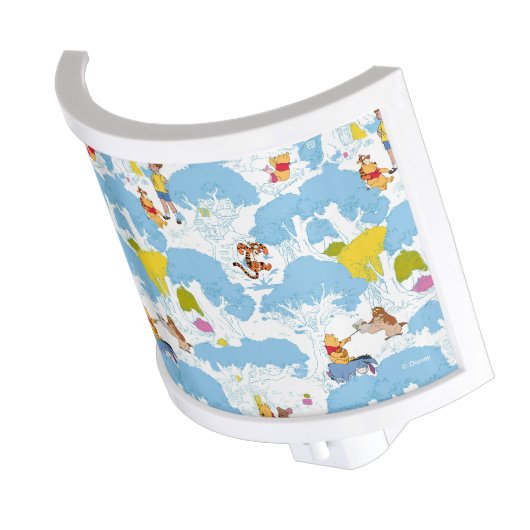 Winnie the Pooh | At the Honey Tree Pattern Night Light (Angled)