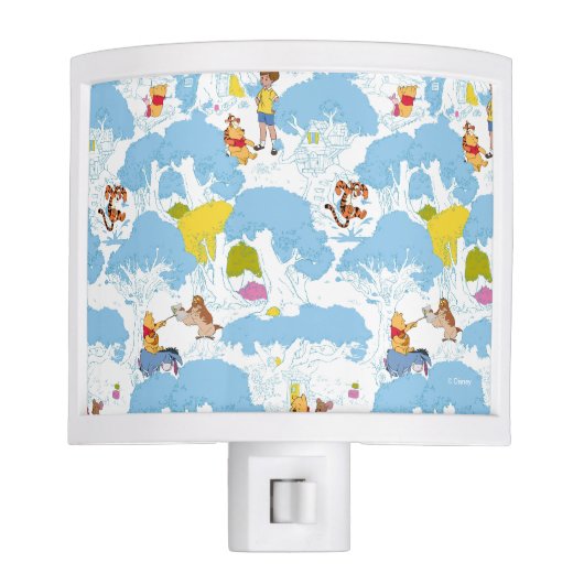Winnie the Pooh | At the Honey Tree Pattern Night Light (Front)