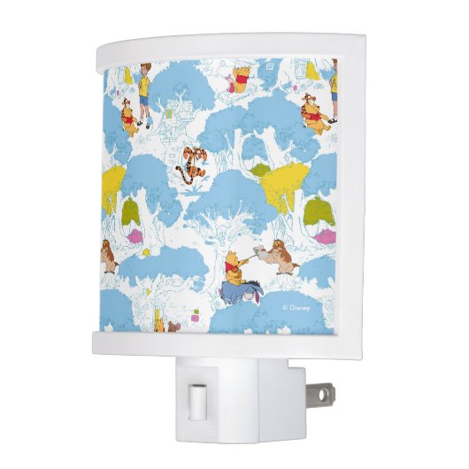 Winnie the Pooh | At the Honey Tree Pattern Night Light (Left)