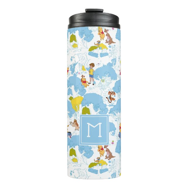Winnie the Pooh | At the Honey Tree Pattern Thermal Tumbler (Front)
