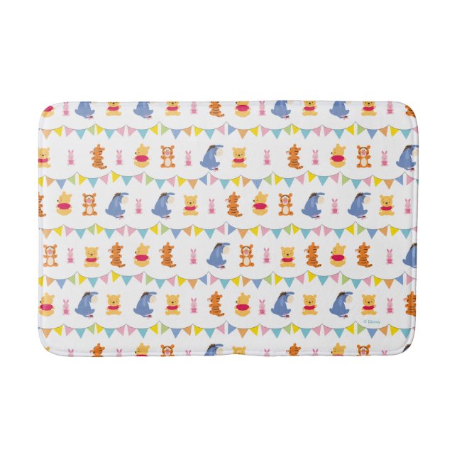 Winnie the Pooh | Baby Party Pattern Bath Mat (Front)