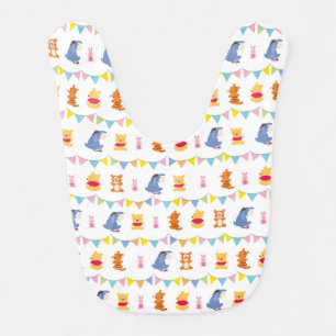 Winnie the Pooh   Baby Party Pattern Bib