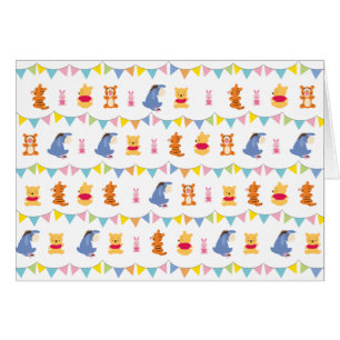 Winnie the Pooh   Baby Party Pattern Cards