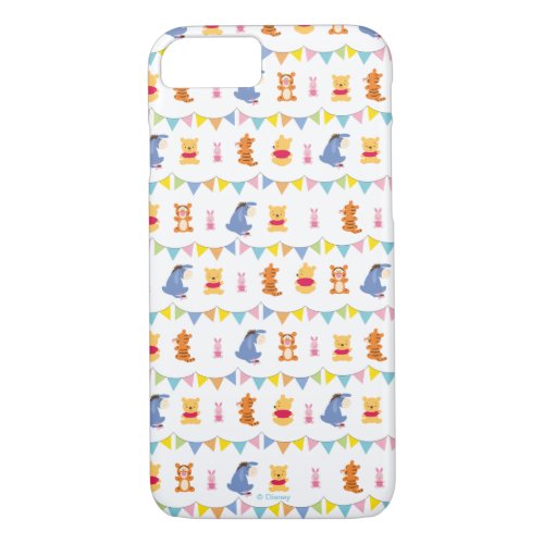 Winnie the Pooh  Baby Party Pattern iPhone 87 Case