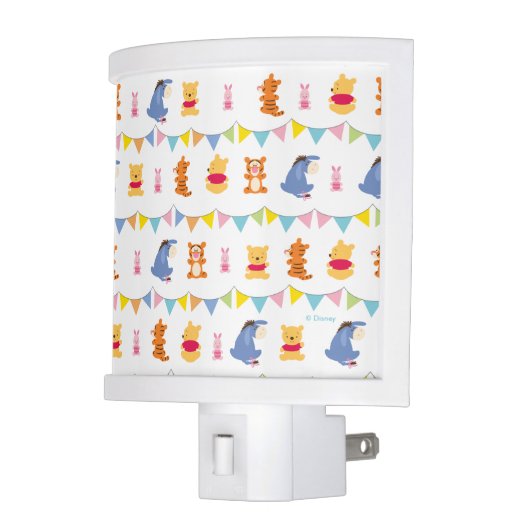 Winnie the Pooh | Baby Party Pattern Night Light (Left)