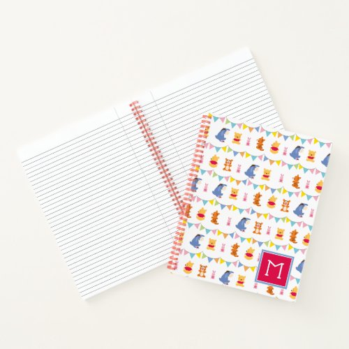 Winnie the Pooh  Baby Party Pattern Notebook