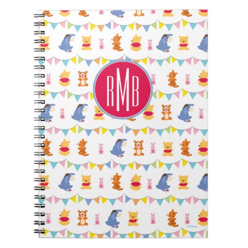 Winnie the Pooh  Baby Party Pattern Notebook