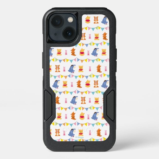 Winnie the Pooh | Baby Party Pattern Otterbox iPhone Case (Back)