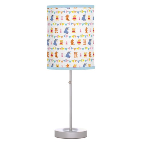 Winnie the Pooh  Baby Party Pattern Table Lamp