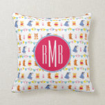 Winnie the Pooh | Baby Party Pattern Throw Pillow<br><div class="desc">Check out this pattern featuring baby Winnie the Pooh,  Tigger,  Eeyore,  Piglet among cute party flags.</div>