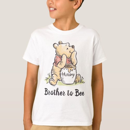 Winnie the Pooh Baby Shower  Brother to Bee T_Shirt