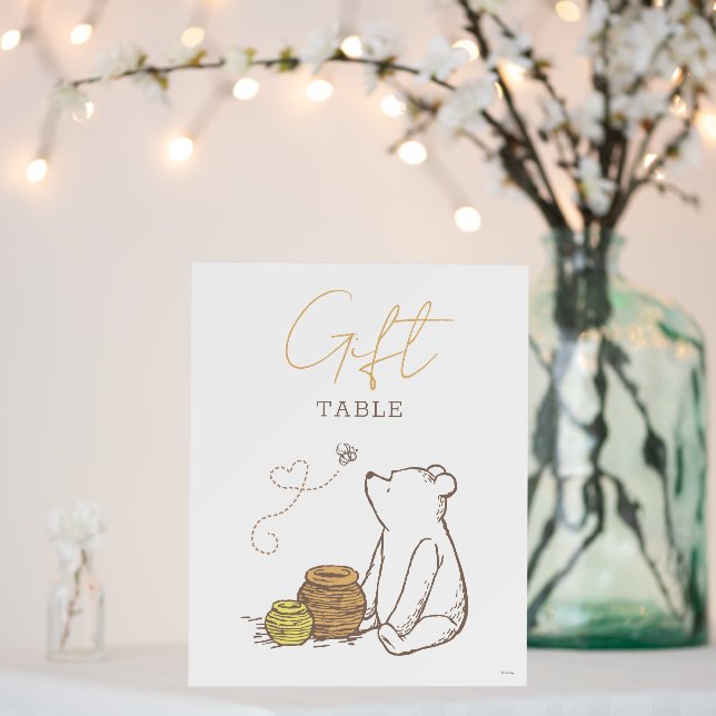 Winnie the Pooh Baby Shower Gift Table Foam Board (In Situ (Wedding))