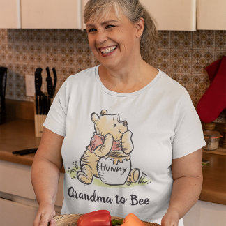 Winnie the Pooh Baby Shower | Grandma to Bee Plus Size T-Shirt