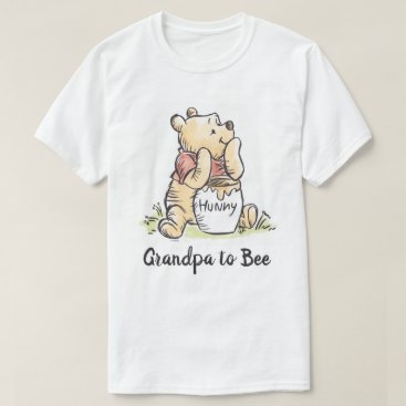 Winnie the Pooh Baby Shower | Grandpa to Bee T-Shirt