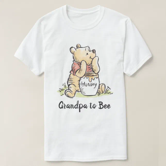 Winnie the Pooh Baby Shower | Grandpa to Bee T-Shirt | Zazzle