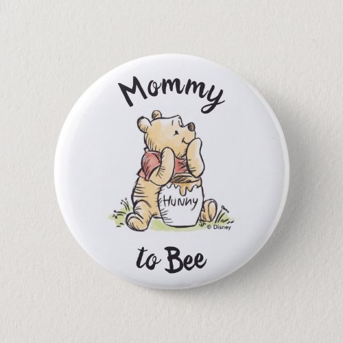 Winnie the Pooh Baby Shower  Mommy to Bee Button