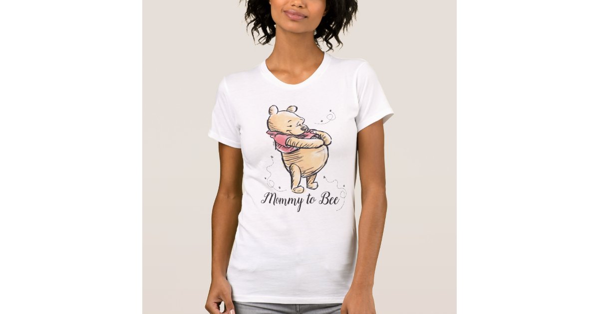 Winnie The Pooh Baby Shower Mommy To Bee T Shirt