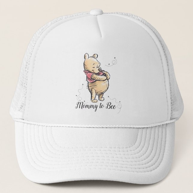 Winnie the Pooh Baby Shower | Mommy to Bee Trucker Hat (Front)