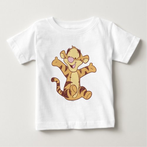 Winnie The Pooh Baby Tigger Sitting Baby T_Shirt