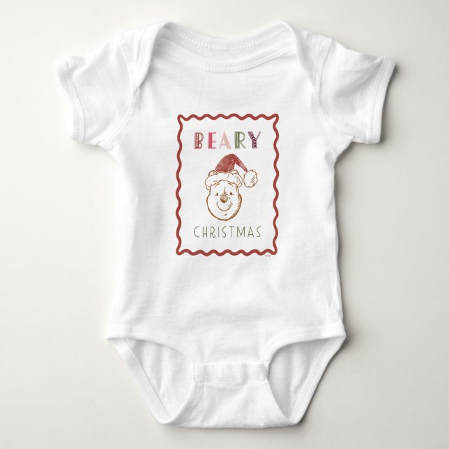 Winnie the Pooh | Beary Christmas Baby Bodysuit (Front)