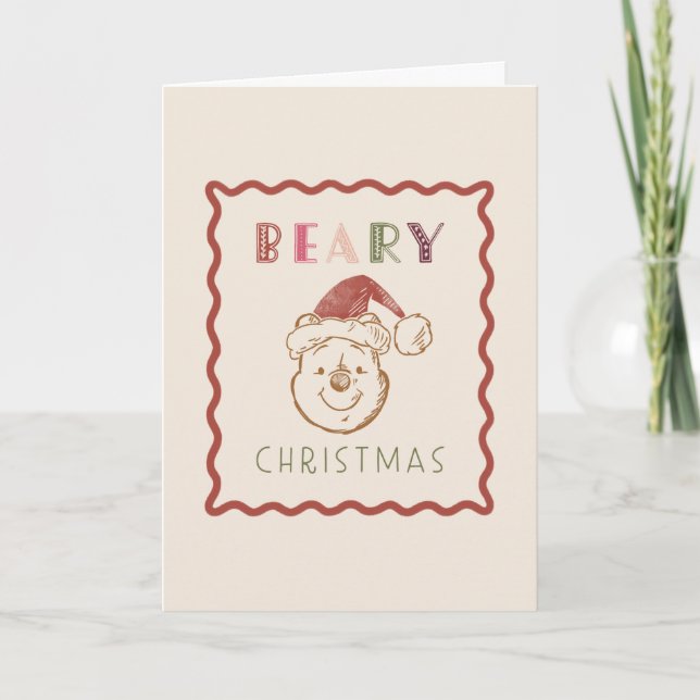 Winnie the Pooh | Beary Christmas Card (Front)