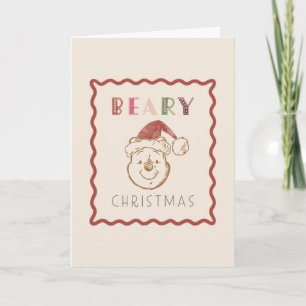 Winnie the Pooh   Beary Christmas Card