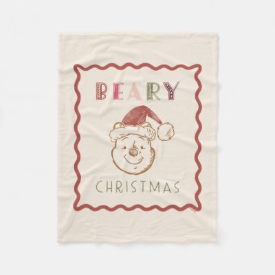 Winnie the Pooh | Beary Christmas Fleece Blanket