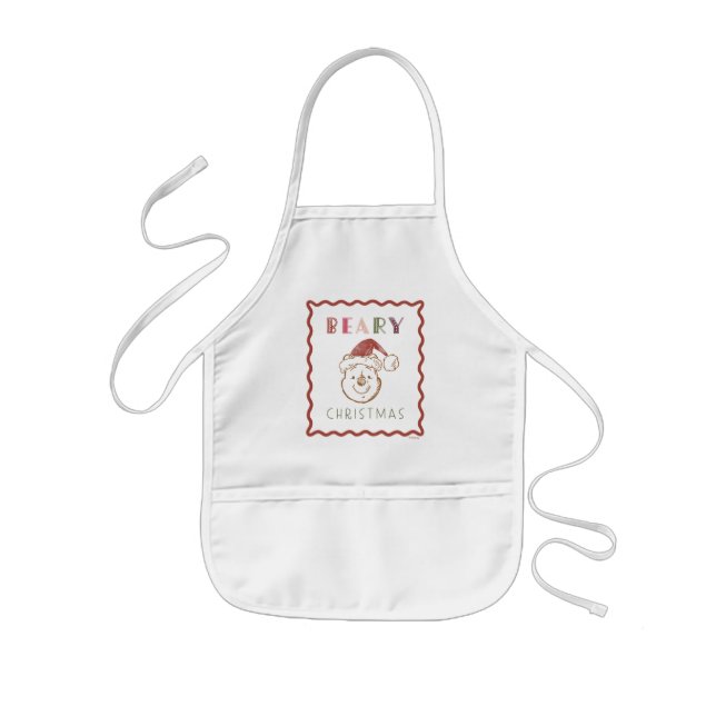 Winnie the Pooh | Beary Christmas Kids' Apron (Front)