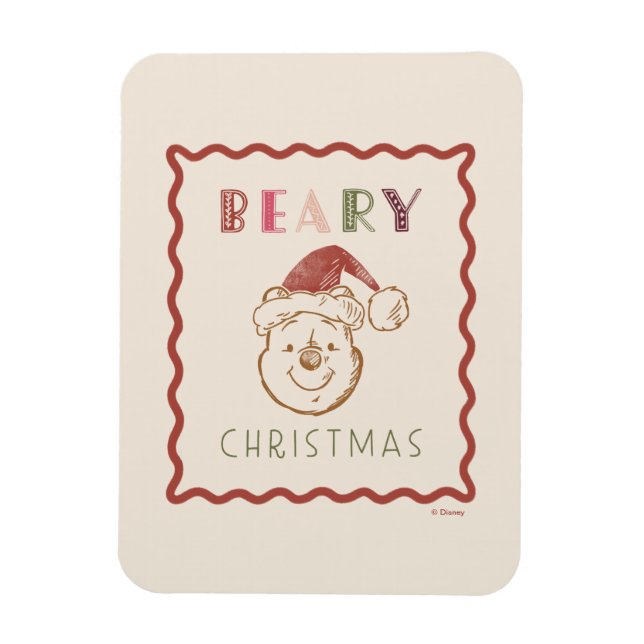 Winnie the Pooh | Beary Christmas Magnet (Vertical)