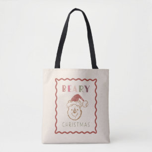 Winnie the Pooh Beary Christmas Tote Bag