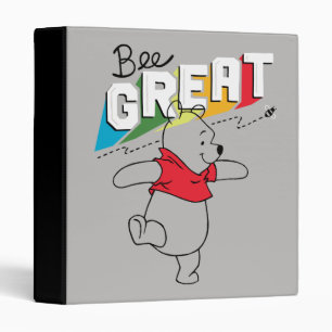 Winnie the Pooh Bee Great 3 Ring Binder