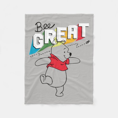 Winnie the Pooh  Bee Great Fleece Blanket