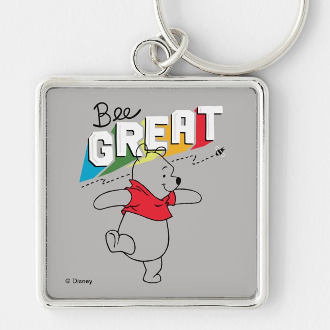Winnie the Pooh | Bee Great Keychain (Front)