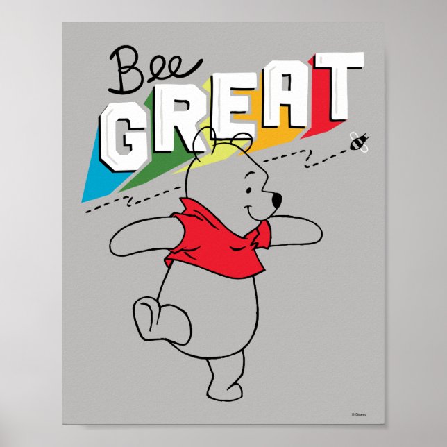 Winnie the Pooh | Bee Great Poster (Front)