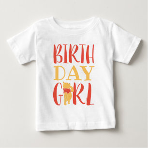 Winnie the Pooh Birthday Girl Baby T-Shirt