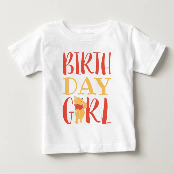 Winnie Pooh Bear Mickey Ears Disney Custom T-shirt Personalize tshirt Birthday 