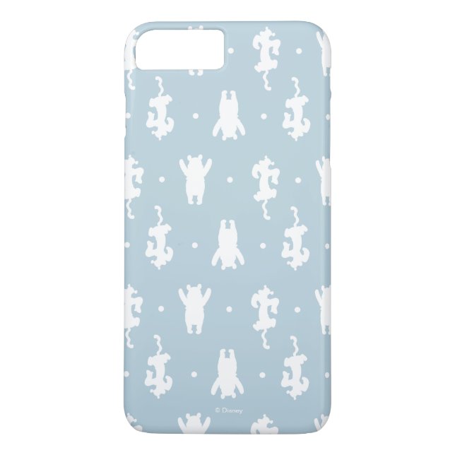 Winnie the Pooh | Blue Pastel Polka Dot Pattern Case-Mate iPhone Case (Back)