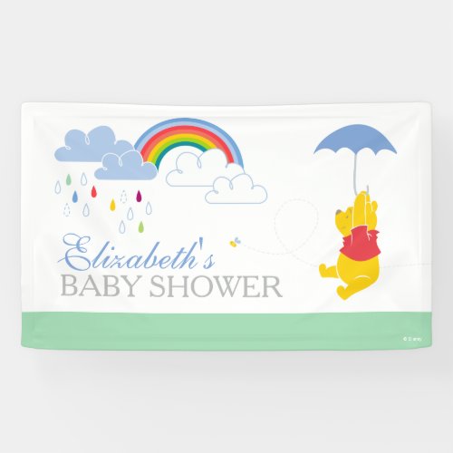 Winnie the Pooh  Boy Baby Shower Banner
