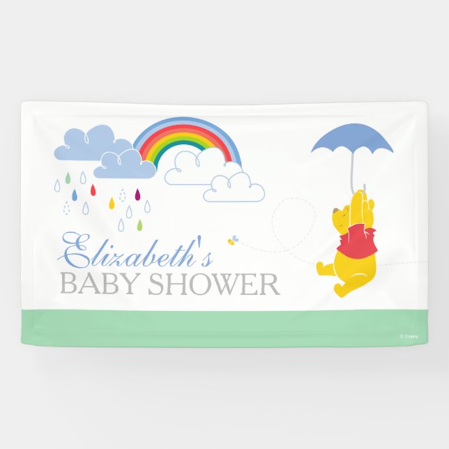 Winnie the Pooh | Boy Baby Shower Banner (Horizontal)