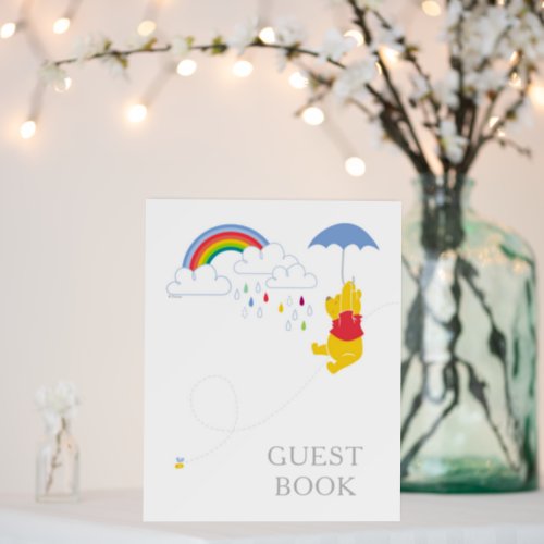 Winnie the Pooh  Boy Baby Shower Guest Book Foam Board