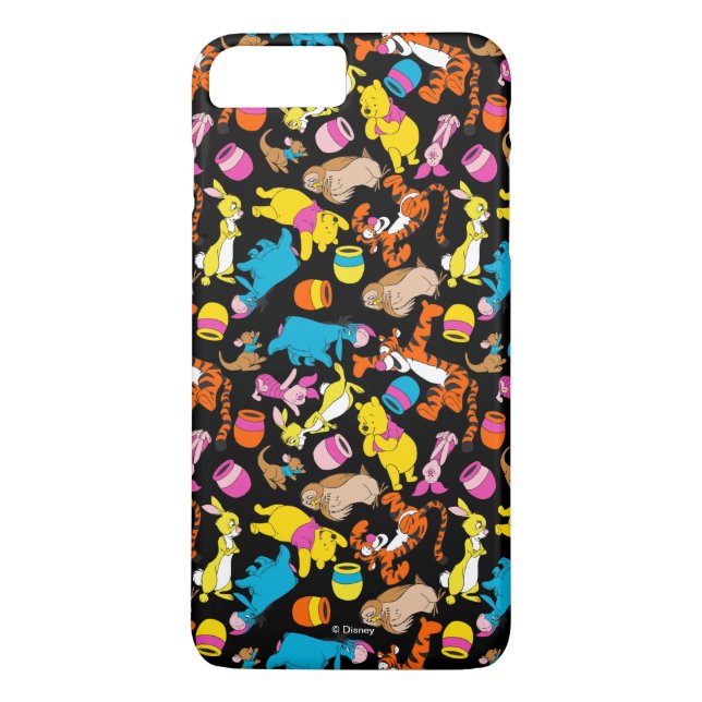 Winnie the Pooh | Bright Friends Pattern Case-Mate iPhone Case (Back)