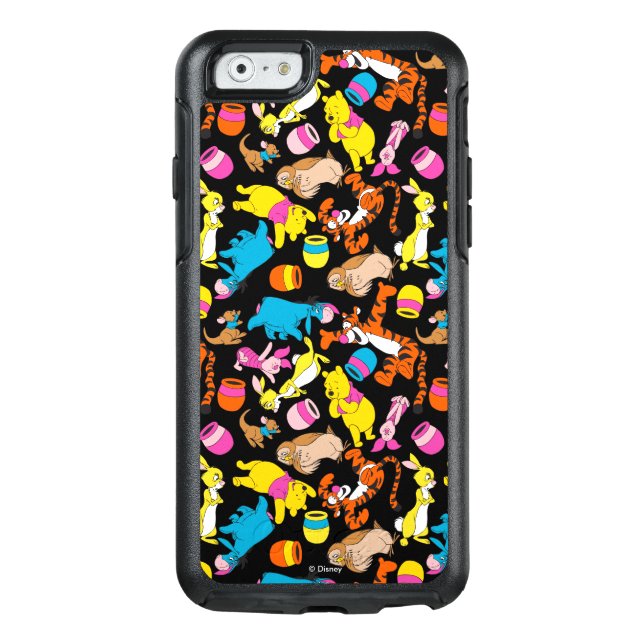 Winnie the Pooh | Bright Friends Pattern Otterbox iPhone Case (Back)